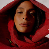 Sarah Ben Hafsia Baklouti Red Fouta