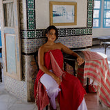 Sarah Ben Hafsia for Fouta Harissa in La Marsa, Tuni